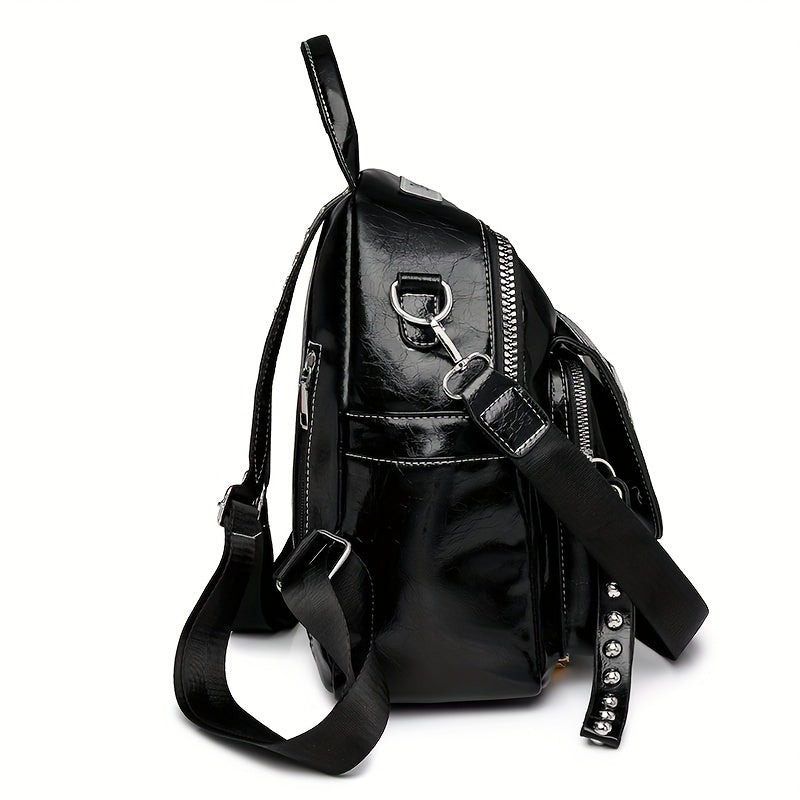 Stylish Multi-Functional Backpack - Spacious, Water-Resistant, and Convertible Design with Multiple Layers and Compartments - Perfect for Business Trips, Travel, and Daily Commutes