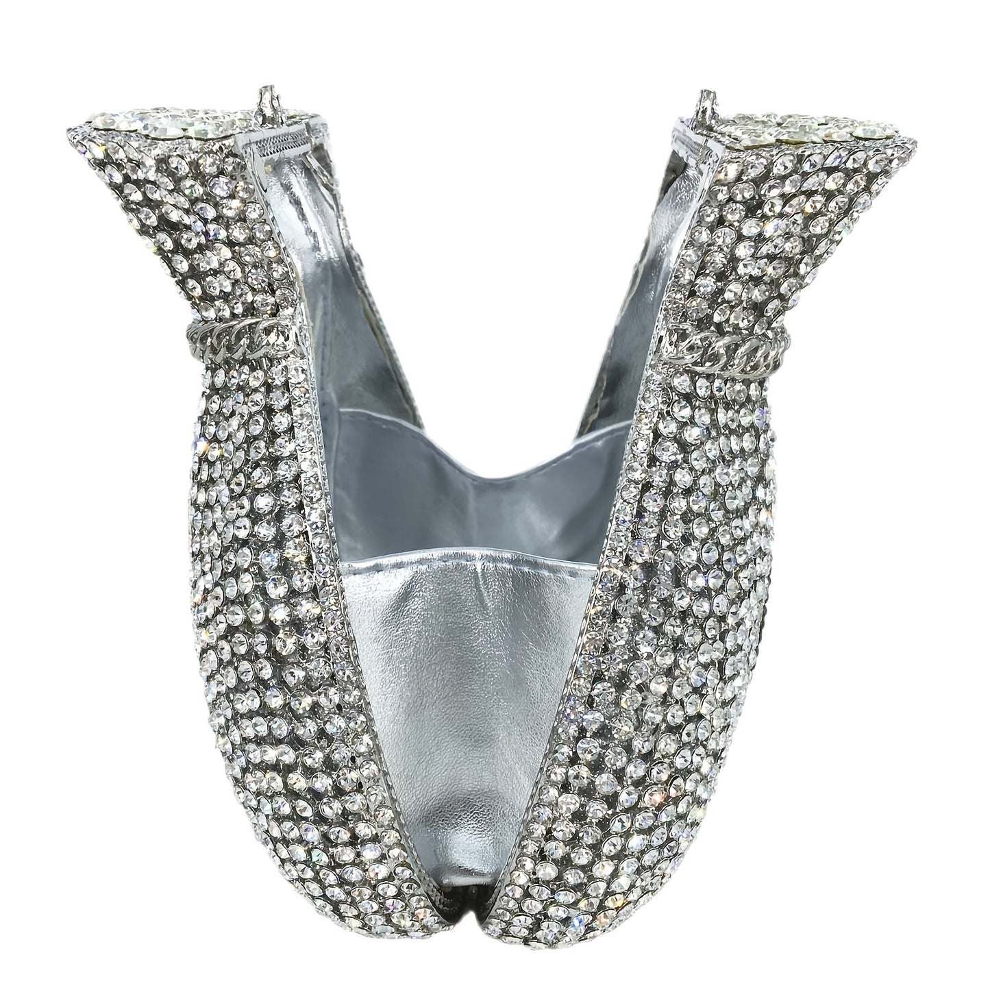 Crystal Money Bag - Crossbody Chain Shoulder Bag