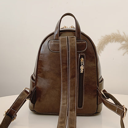 Fashionable Leather Bear Bag  with Adjustable Straps