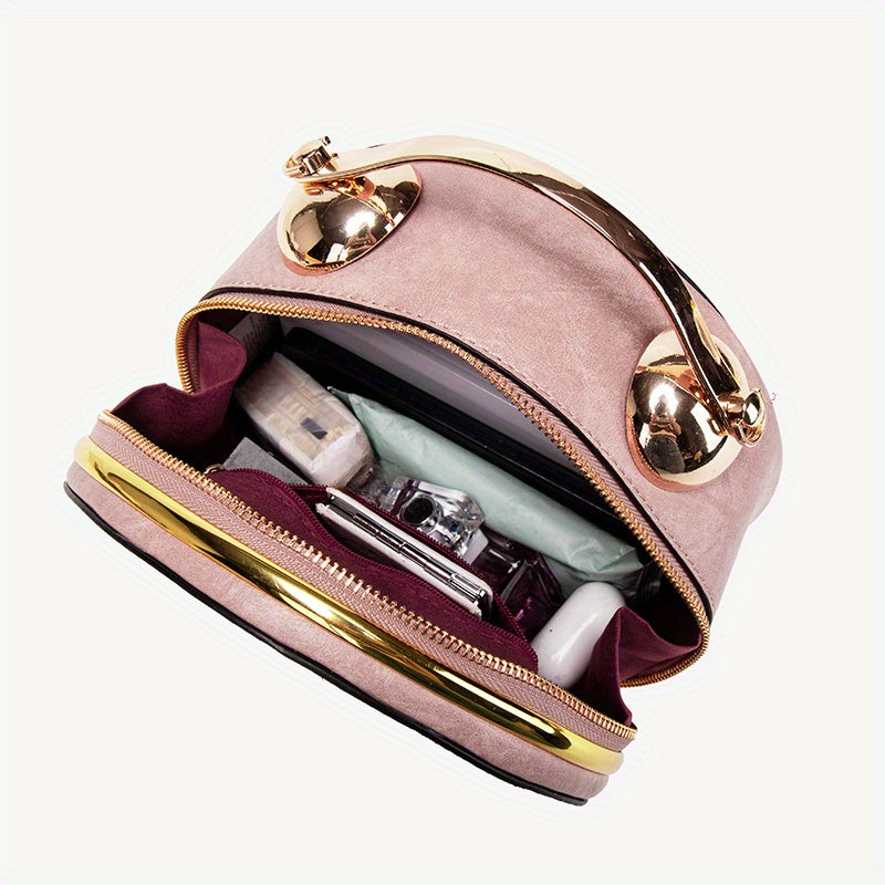 New Stylish Small Round Clock Retro Crossbody bag