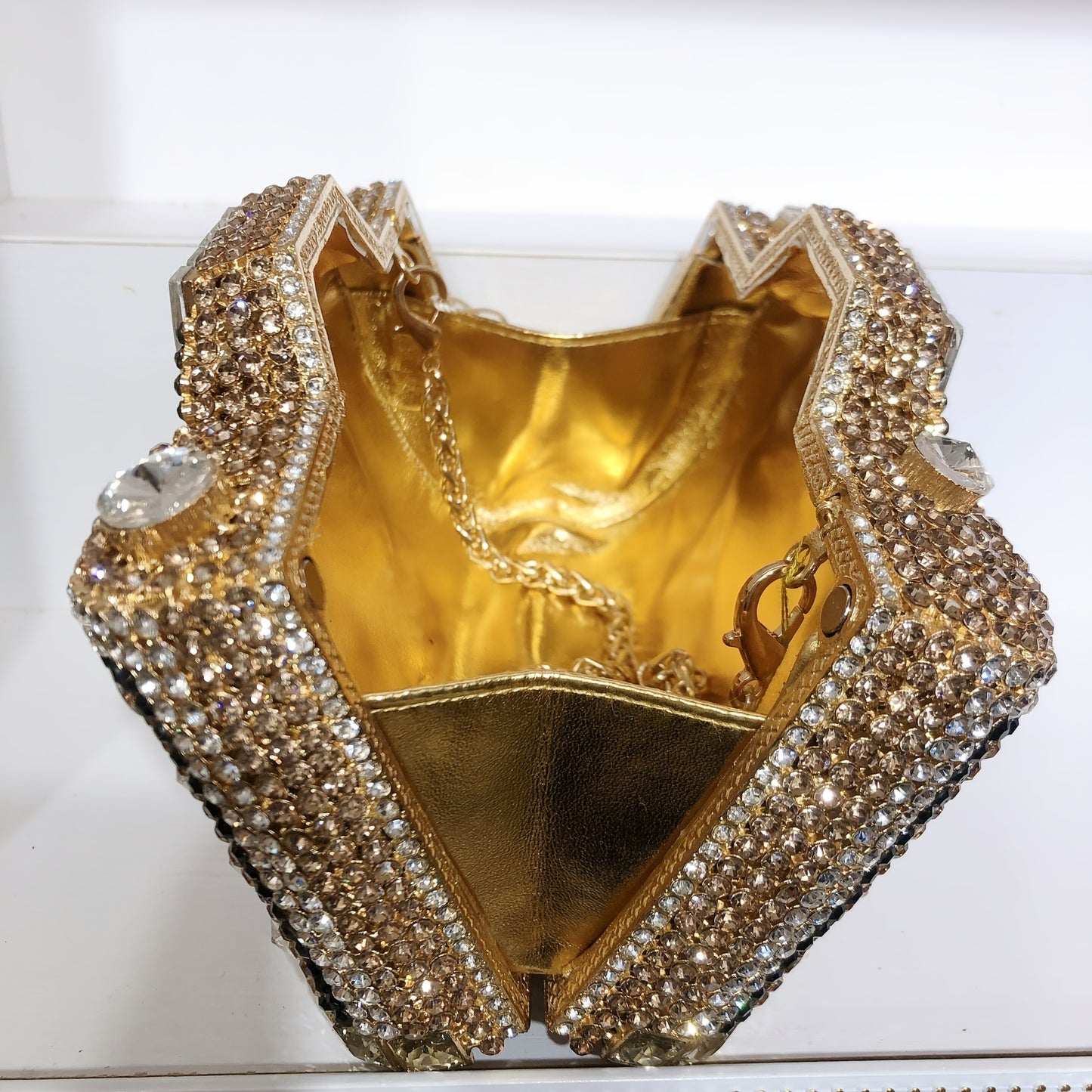 Crystal Camera Shaped Purse/Clutch