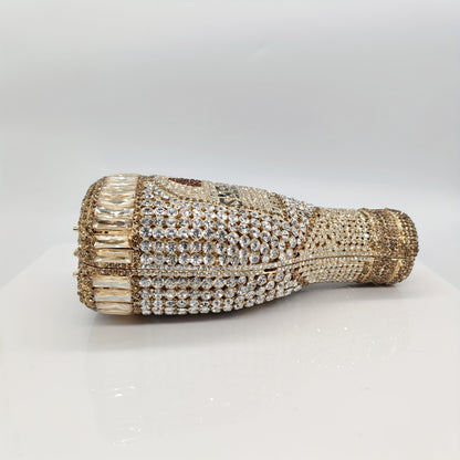 Champagne Bottle Rhinestone Crystal bag